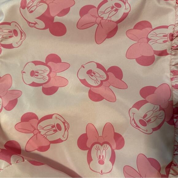 Youth 5T Pink Minnie Hooded Lightweight Hooded Jacket - Pink - Picture 5 of 6